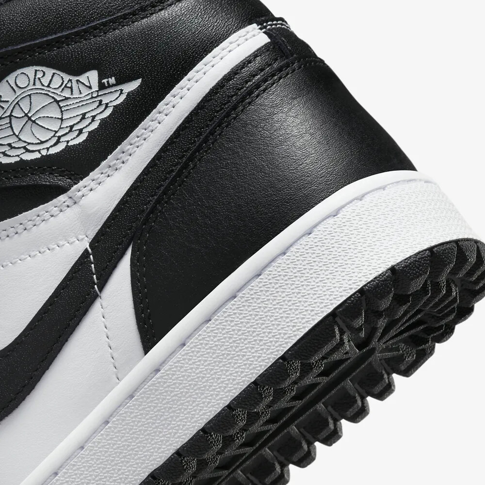 Nike Men's Jordan 1 High Golf White Black Sneakers Shoes DQ0660