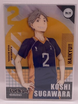 Koshi Sugawara Haikyu!! TCG KarasunoHighSchool Clear Card