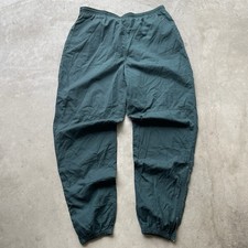 Vintage Nike Track Pants Men  s XL Windbreaker Zip Ankle Green 90s Vtg Parachute