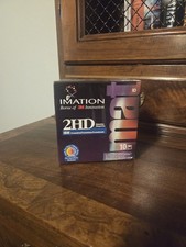 Imation 2HD 3.5" 1.44 MB IBM Formatted Diskettes 10-Pack Brand New