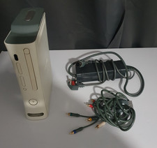Xbox 360 White Console - CONSOLE ONLY with cables