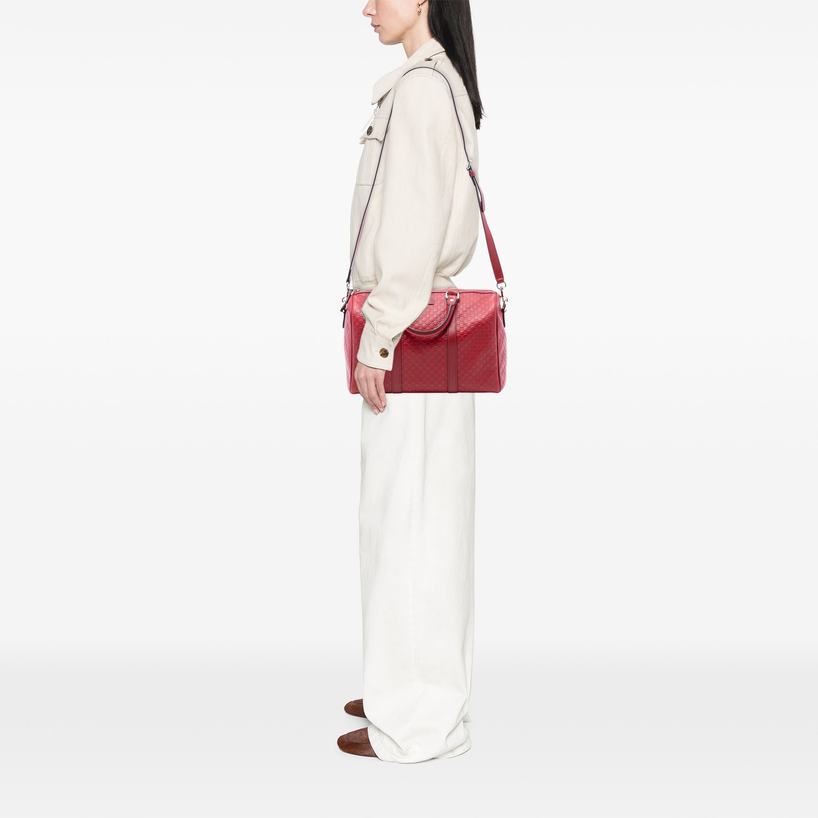 Authenticated Gucci Medium Microguccissima Red Ca… - image 7