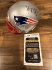 Vince Wilfork New England Patriots Autographed Mini Helmet JSA Certified