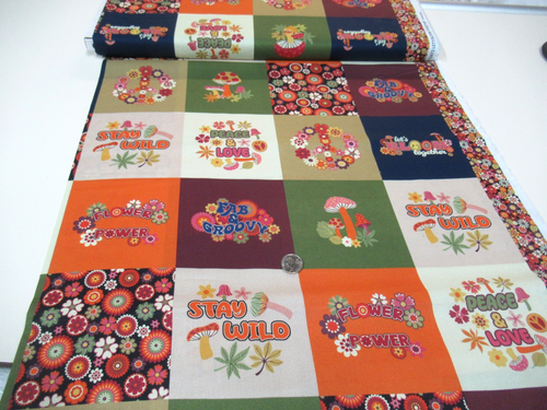 Michael Miller Quilt-Handwerk Stoff LET'S BLOOM TOGETHER PATCH 2 Yards (dcx-12472)