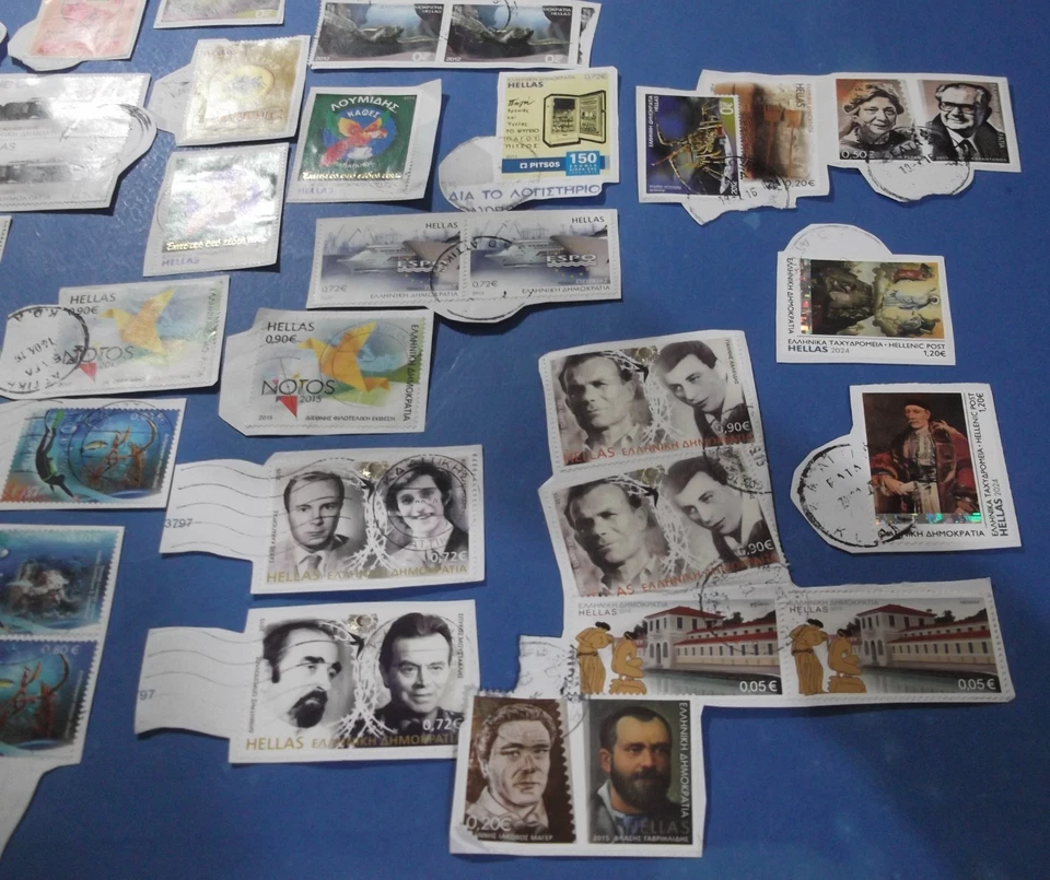 Greece lot 67 Greek stamps on paper from 2010 to 2015 (mainly from 2014... - Image 4 of 4