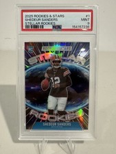 2025 Rookies & Stars Shedeur Sanders Stellar RC #1 PSA 9 POP 3 🔥
