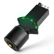 7 Way Blade 4 Pin Trailer Light Circuit Tester with 6 LED Function Light Tester 