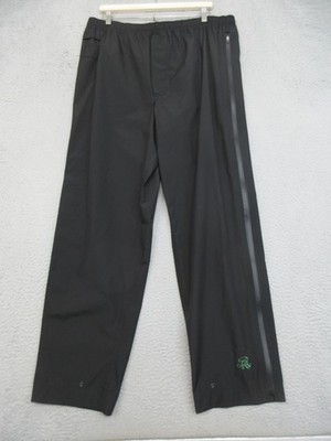 Zero Restriction Gore Tex Rain Pants Men L 36x30 Black Golf Waterproof Full Zip