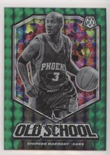2019-20 Panini Mosaic Old School Green Mosaic Prizm Stephon Marbury #9 ow1