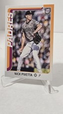 💰2025 Topps SUPER SHORT PRINT! VINTAGE STOCK Nick Pivetta⚾️NUMBERED 82/99!💰💰