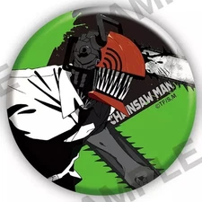 Chainsaw Man Can Badge Collection Anime Pin 57mm Metal Paper PET
