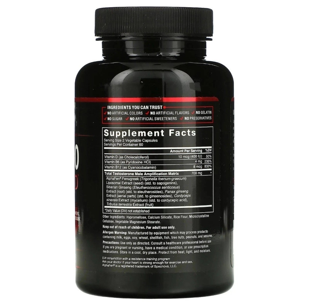 Force Factor Test X180 Legend ~ Test Booster Muscle Builder ~ 120 capsules NEW