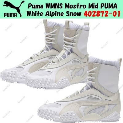 Puma WMNS Mostro Mid PUMA White Alpine Snow 402872-01 Women's Size