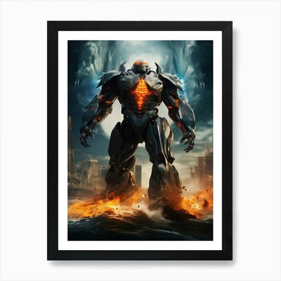 Pacific Rim 5 Kunstdruck gerahmt Wand gerahmt Wandbild Poster Leinwanddruck Bild