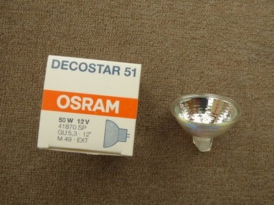 Osram Halogenlampe 12V, 50W, GU5.3, 41870 SP, 12°