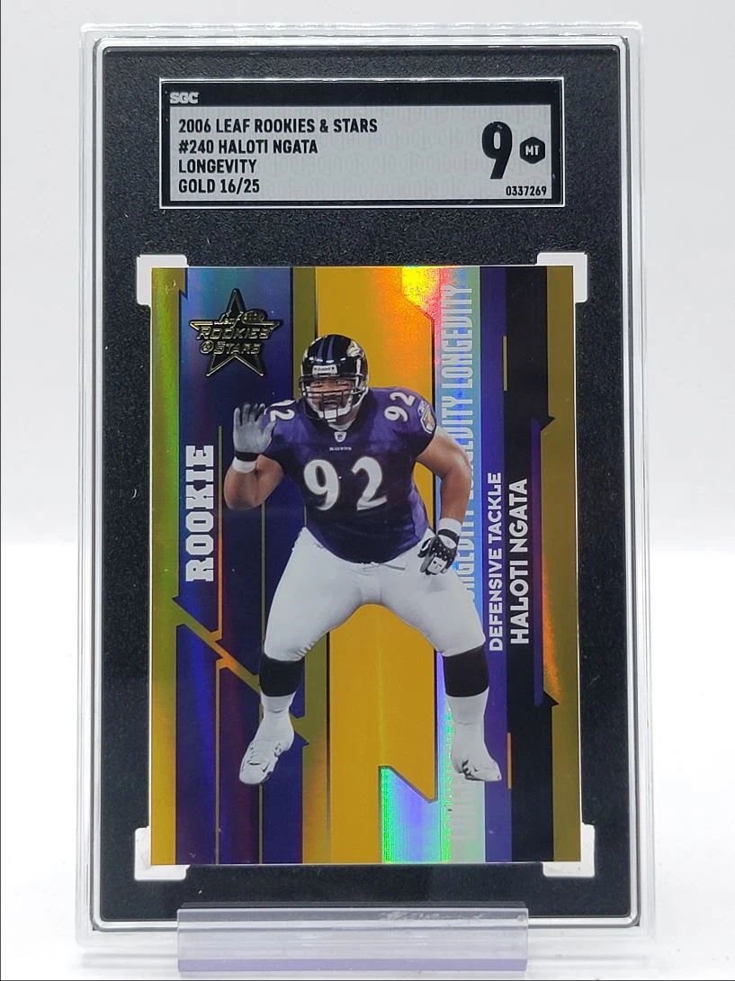 Haloti Ngata Leaf Rookies & Stars #240 Longevity Gold