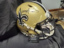 Alvin Kamara Full sized Autographed Riddell Speed Authentic Pro-Line Helmet