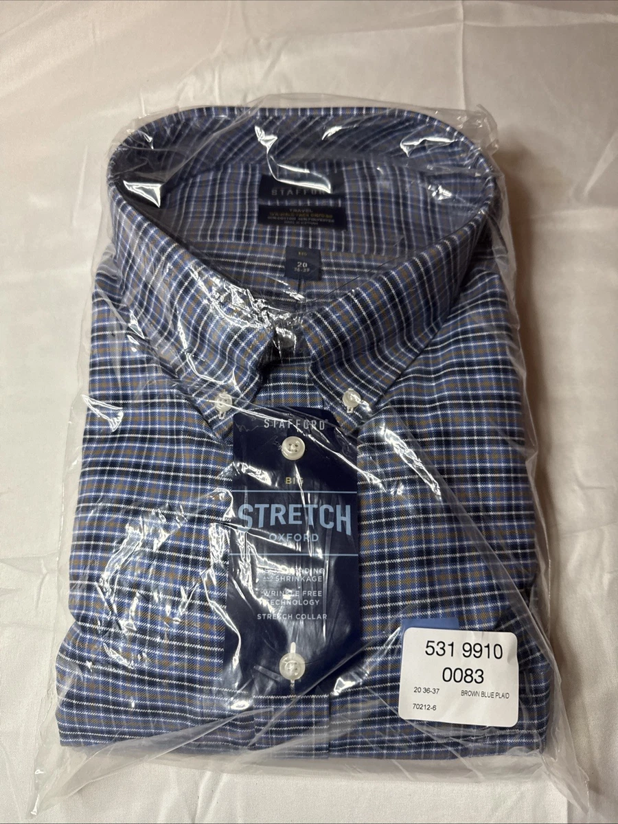 stafford athletic fit dress shirts Eton Slim Fit Signature Slim Fit Twill Shirt - Blue main image 1