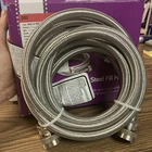 Smart Choice - 6' Stainless-Steel Washing Machine Fill Hose (2-Pack) - Picture 2 of 2