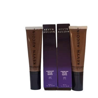 2 Pack Kevyn Aucoin Stripped Nude Skin Tint - Deep ST 10 - 1oz (30ml)