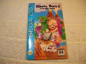 chuck rock 2 sega cd cib