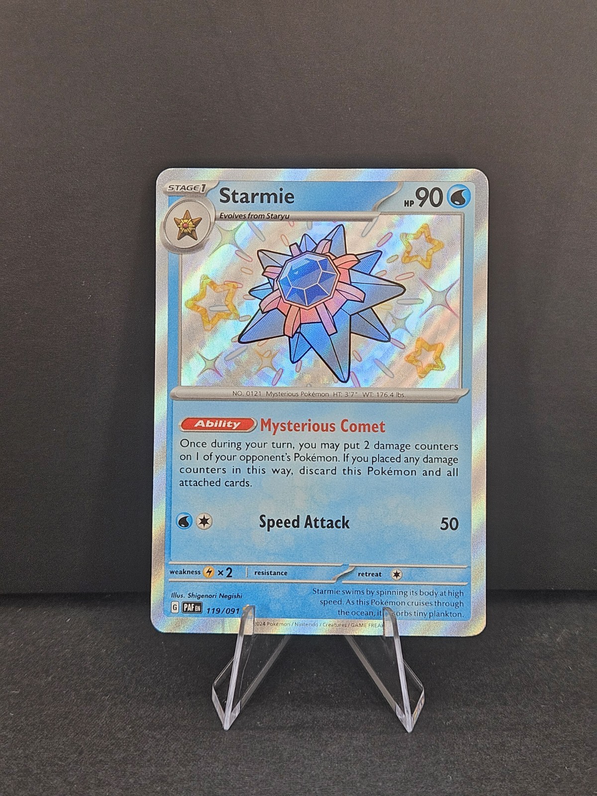 Starmie 119/091 Sv: Paldean Fates Holo