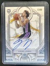 2023-24 Topps Royalty Colby Jones Auto RC #/99 Kings Rookie