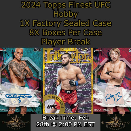 Stipe Miocic - 2024 Topps Finest UFC Hobby - 1X Case Player BREAK #16
