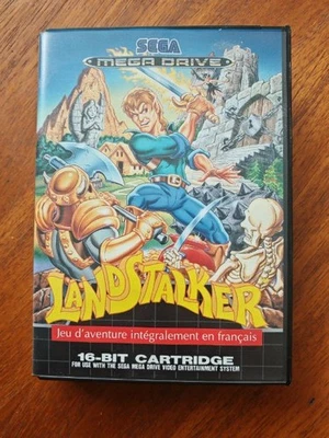 LANDSTALKER COMPLET BOÎTE NOTICE SEGA MEGADRIVE PAL FRA CIB