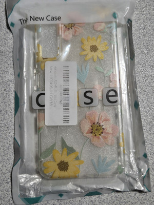 The New Case Floral Clear Back Case for Apple iPhone 13 mini, Multicolor