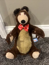 Masha & the Bear Mawa Mishka plush Bear toy Russian Cartoon character