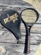 Vintage 1979 Prince Pro Series 110 Tennis Racket Racquet 4 3/8 Grip with Cover