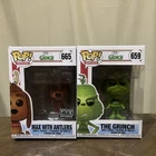 Dr. Seuss The Grinch Funko Pop Movies Lot : Max, And The Grinch