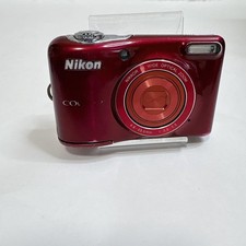 Nikon COOLPIX L30 20.1MP Digital Camera - Red for sale online | eBay