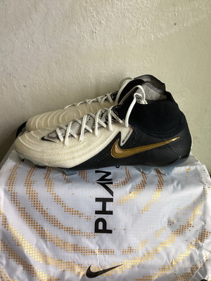 Nike Phantom Luna II Elite FG White/Black/Gold SOCCER CLEATS SIZE 9.5 FJ2572-100