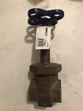 Nibco 1-1/2" Brass Gate Valve T-176-A 300 SWP 600 CWP Threaded USA made