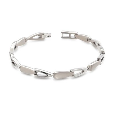 BOCCIA Damenschmuck Armband Reintitan Poliert Satiniert Länge 20 cm 03033-01