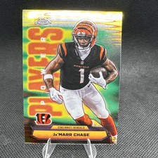 2025 Topps Chrome JaMarr Chase Power Players Refractor #58 Cincinnati Bengals