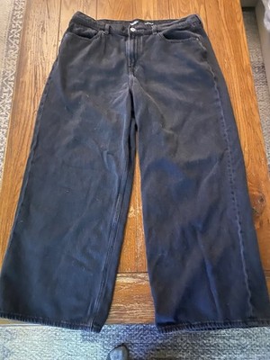 Old Navy Women s Black Washed Baggy Jean Size 16.  (Recent Summer Purchase)