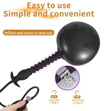 Silicone Spreader Dilator Expander Plug Inflatable Extreme Chastity for Couple