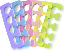 Toe Separators Set - 24 Pieces Premium Pedicure Tool Kit Super Soft Durable Tw