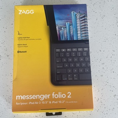 ZAGG Messenger Folio 2 Apple iPad Air 3 10,5  und iPad 10,2 7/8 Gen 