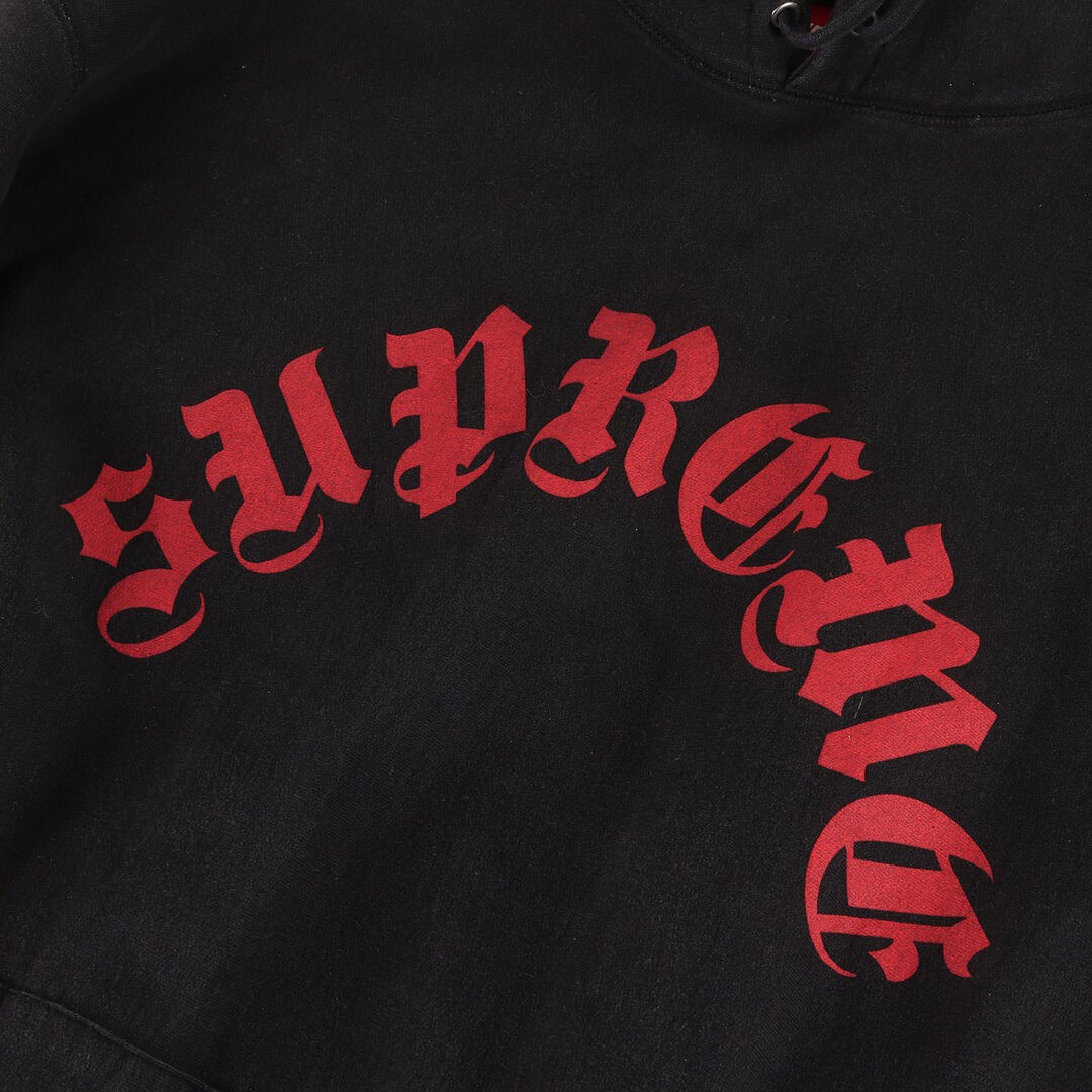 Supreme Hoodie Black Size: XXL 24AW Print Arch Logo Sweatshirt Used BEEG-0 thumbnail 4