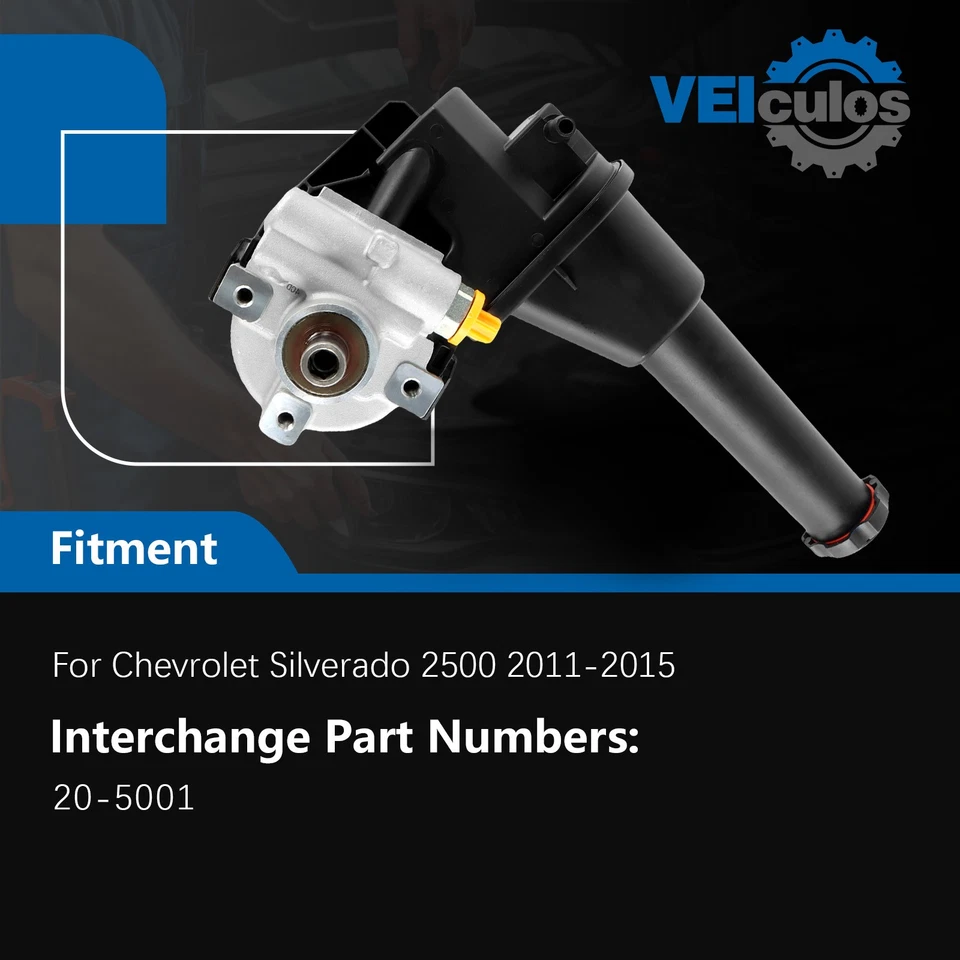 Bomba de dirección asistida para Chevrolet Silverado 2500 HD 3500 HD 2011-15 6,0 L 20-5001 Foto 2 de 4