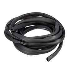 U Channel Edge Trim, 11.5ft Length Rubber Guard Seal 23/64"x 15/32"x 11.5ft