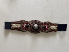 Vintage Tibetan Beaded Belt