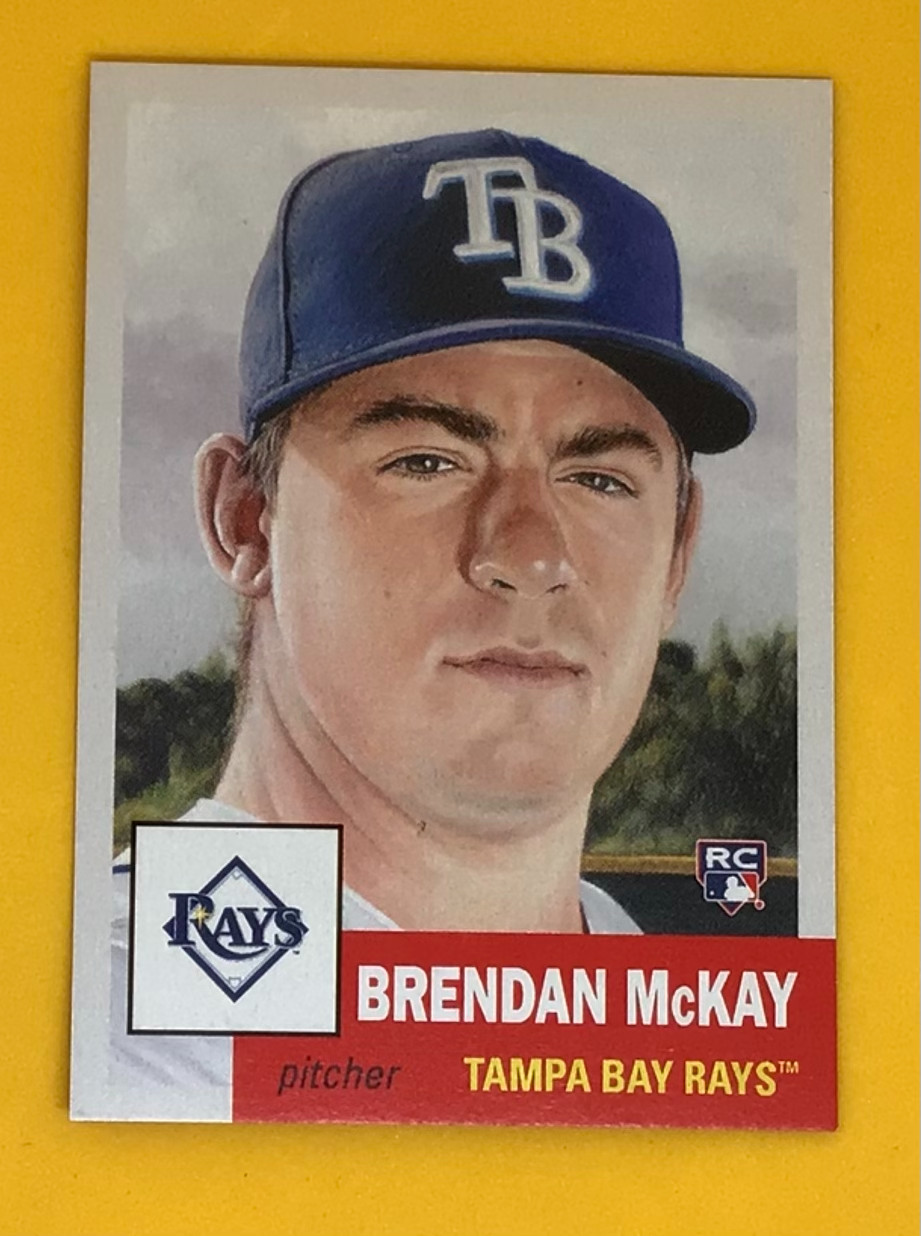 2020 Topps Living set Brendan McKay #320 Tampa Bay Rays 1953 Design /2173