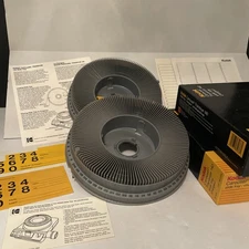 Kodak Carousel Transvue 140 Slide Tray Slide Holder With Box Vintage See Desc