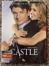 Castle: the Complete Fifth Season (DVD, 2012) Brand New!!! W/Slip Cover!!!