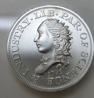 INTAGLIO MINT 1792 HALF DISME TRIBUTE – JUDD 7 – 2 TROY OUNCE – 39MM